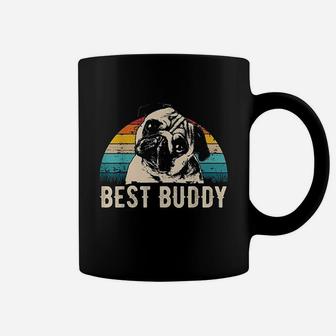 Retro Pug Vintage Style Dog Grandpa Coffee Mug - Seseable