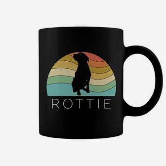 Retro Rottweiler Rottie Dod Mom Dad Coffee Mug - Seseable