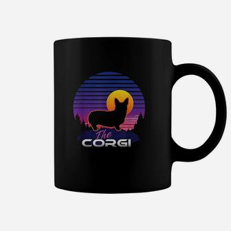 Retro The Corgi Funny Corgi Dogs Lover Gift Coffee Mug - Seseable