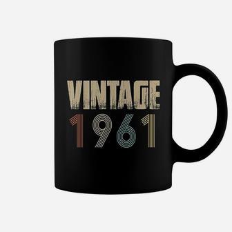 Retro Vintage 1961 Born In 1961 Birthday Celebration Idea Coffee Mug - Seseable