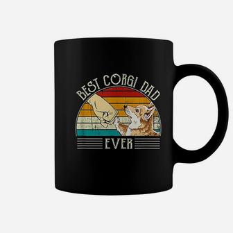 Retro Vintage Best Corgi Dad Ever Coffee Mug - Seseable