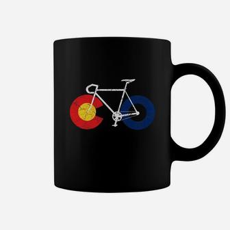 Ride Colorado Cycling Tshirt - Cycle Colorado - Bicycle Coffee Mug - Seseable