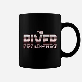 River Is My Happy Place Colorado American Rafting Wakeboard Coffee Mug - Seseable