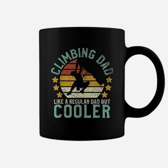 Rock Climbing Dad Mountain Climber Funny Fathers Day Gift Coffee Mug - Seseable