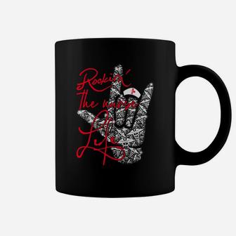 Rockin The Nurse Life Coffee Mug - Seseable
