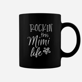 Rockin This Life Cute Mimi Graphic Gift From Grandkids Coffee Mug - Seseable