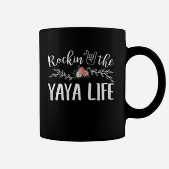 Rocking The Yaya Life Mothers Day Gift Coffee Mug - Seseable
