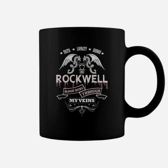 Rockwell Blood Runs Through My Veins - Tshirt For Rockwell Coffee Mug - Seseable