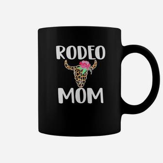 Rodeo Mom Cute Bull Riders Mom Rodeo Gift Coffee Mug - Seseable