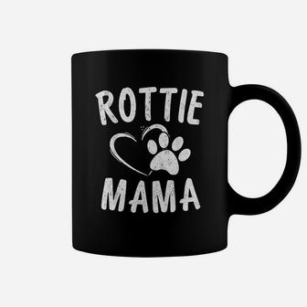 Rottie Mama Gift Dog Lover Apparel Pet Owner Rottweiler Mom Coffee Mug - Seseable