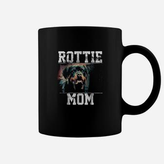 Rottweiler Mom Gift For Rottie Lover Coffee Mug - Seseable