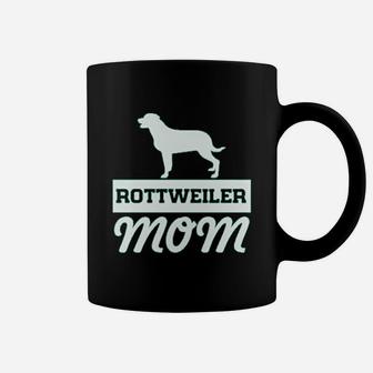 Rottweiler Mom Graphic Coffee Mug - Seseable