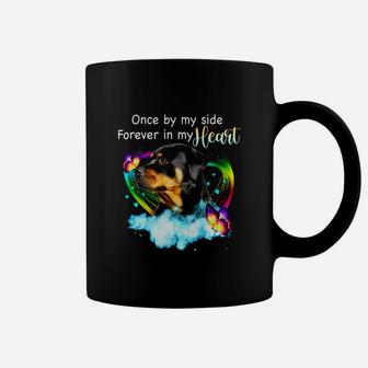 Rottweiler Once By My Side Forever In My Heart Coffee Mug - Seseable