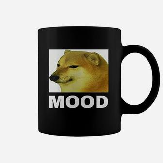 Sad Cheems Mood Dog Memes Coffee Mug - Seseable