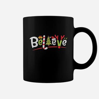 Santa Believe Christmas Boys Kids Girls Xmas Tree Gifts Coffee Mug - Seseable