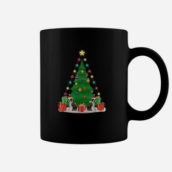 Santa Boston Terrier Dog Christmas Tree Funny Xmas Gift Dog Coffee Mug - Seseable