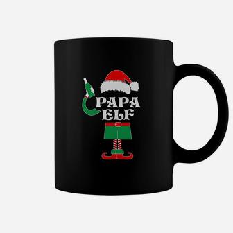 Santa Elf Black Ugly Christmas Happy Holiday Xmas Outfit Gift For Men Coffee Mug - Seseable