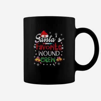 Santa Favorite Wound Crew Christmas Wound Care Nurse Coffee Mug - Seseable
