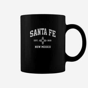 Santa Fe New Mexico Nm Usa Vintage State Athletic Style Gift Coffee Mug - Seseable