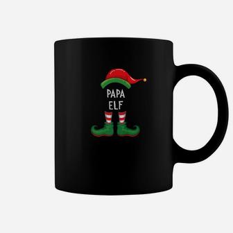 Santa Helper Papa Elf Matching Christmas Elves Shirt Coffee Mug - Seseable