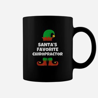 Santa's Favorite Chiropractor Christmas Gift Chiropractic Coffee Mug - Seseable