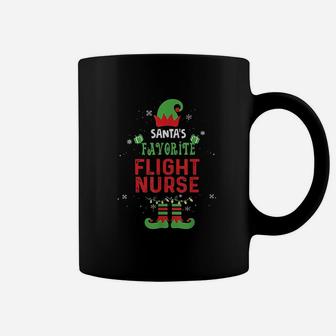 Santas Favorite Flight Nurse Christmas Xmas Gift Coffee Mug - Seseable