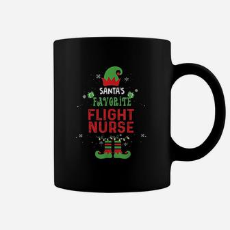 Santa's Favorite Flight Nurse Christmas Xmas Gift Coffee Mug - Seseable