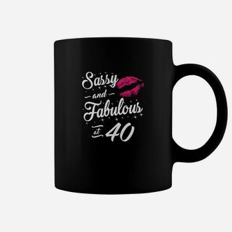 Sassy And Fabulous At 40 Coffee Mug - Seseable