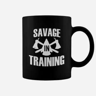 Savage In Training Cross Training Gym Workout Coffee Mug - Seseable