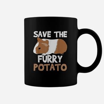 Save Furry Potato Funny Guinea Pig Lover Mom Women Coffee Mug - Seseable