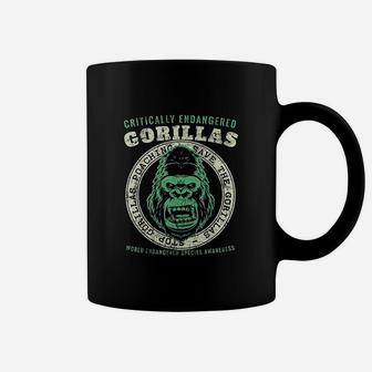Save The Gorillas Vintage Coffee Mug | Seseable UK