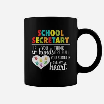 School Secretary Cute Office Clerk Appreciation Gift Coffee Mug - Seseable