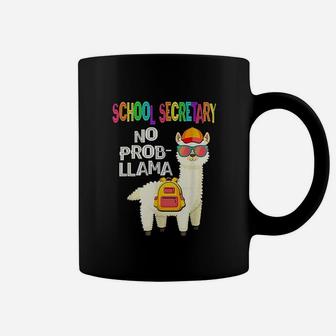 School Secretary No Probllama First Day Of School Coffee Mug - Seseable