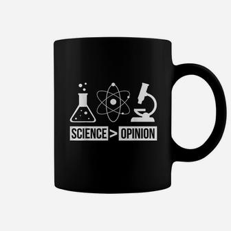 Science Day Gift Scientist Facts Evidence Science Coffee Mug - Seseable