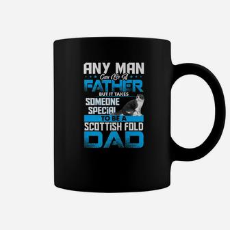 Scottish Fold Dad Cat Lovers Fathers Day Gif Coffee Mug - Seseable
