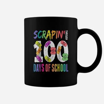 Scraping Through 100 Days Of School Teacher Coffee Mug - Seseable