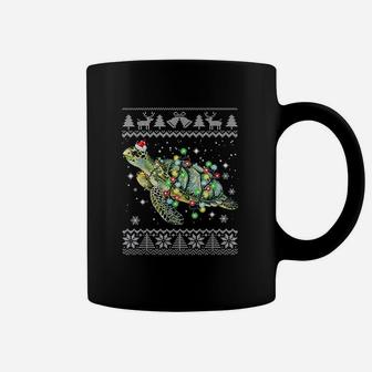 Sea Turtle Ugly Christmas Funny Christmas Pajama Xmas Gifts Coffee Mug - Seseable