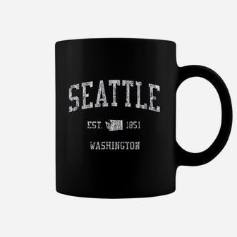 Seattle Washington Vintage Sports Design Coffee Mug - Seseable