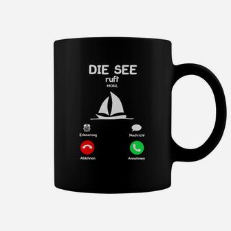 Segelboot Telefon Tassen, Die See ruft Design - Seseable