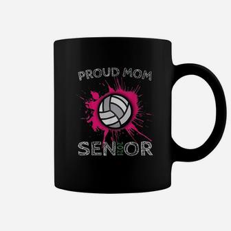 Senior Mom Class Of 2022 Mothers Day Volleyball Coffee Mug - Seseable