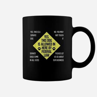 Service Dog Owner Law Cute Service Animal Owner Coffee Mug - Seseable