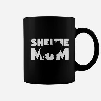 Sheltie Gift For Dog Mother Sheltie Mom Funny Sheltie Coffee Mug - Seseable