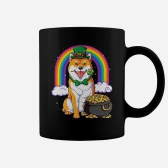 Shiba Inu St Patricks Day Boys Leprechaun Dog Lover Coffee Mug - Seseable