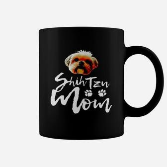 Shih Tzu Mom Cute Dog Face Shirt Black Women B077xg22zd 1 Coffee Mug - Seseable
