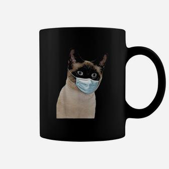 Siamese Cat Wearing Cat Love Siamese Funny Gift Coffee Mug - Seseable