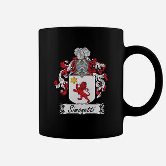 Simonetti Family Crest Italian Family Crests Coffee Mug | Seseable UK