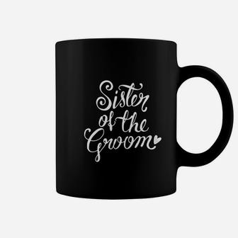 Sister Of The Groom Wedding Clothing Coffee Mug - Seseable