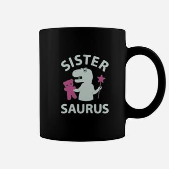 Sister Saurus Gift For Big Sister Girls Coffee Mug - Seseable