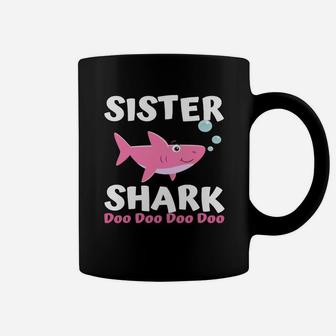 Sister Shark Doo Doo Matching Family Shark Coffee Mug - Seseable