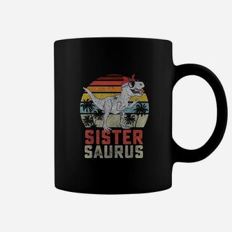 Sistersaurus T Rex Dinosaur Sister Saurus Family Matching Coffee Mug - Seseable